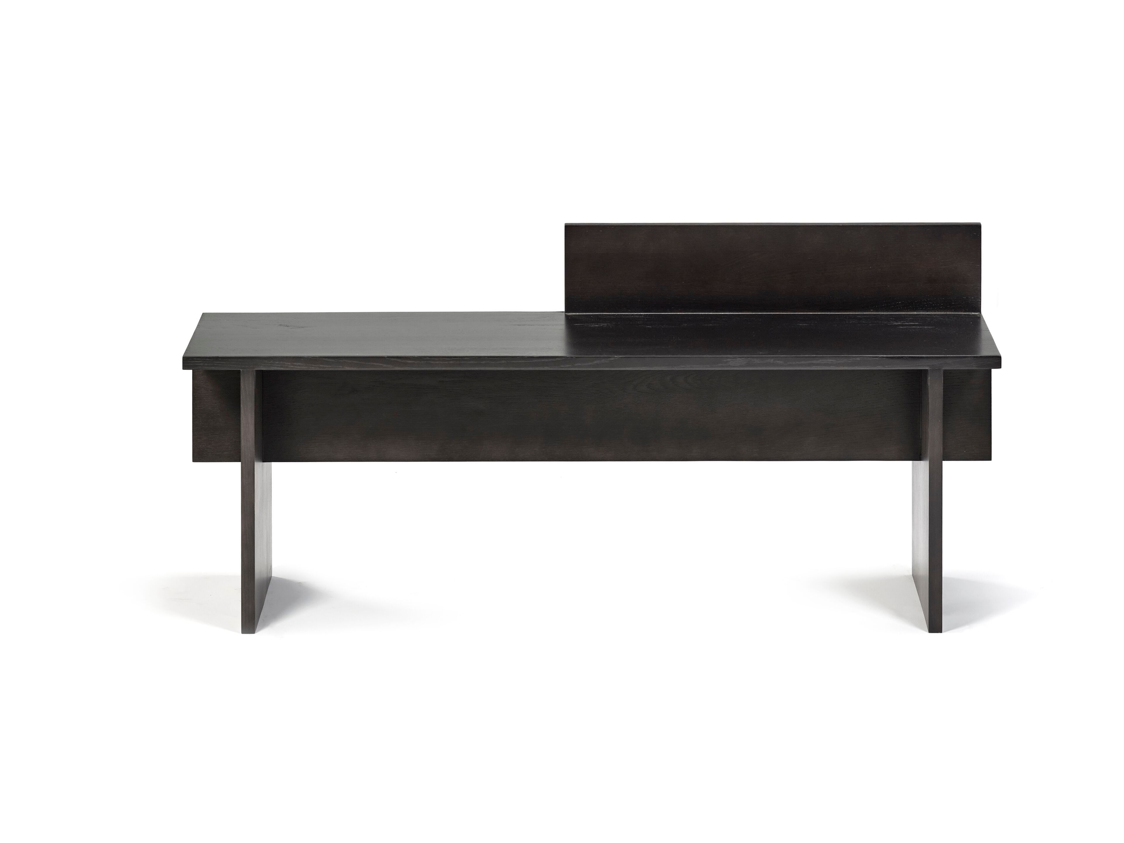 Дубовая скамья со спинкой Serax Marie Furniture ARCH-00127062