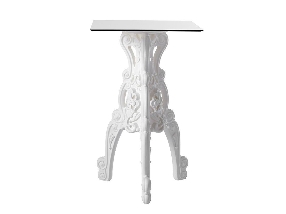 Высокий квадратный стол из полиэтилена для контракта SLIDE Дизайн любви ARCH-00091539 - Вид №1