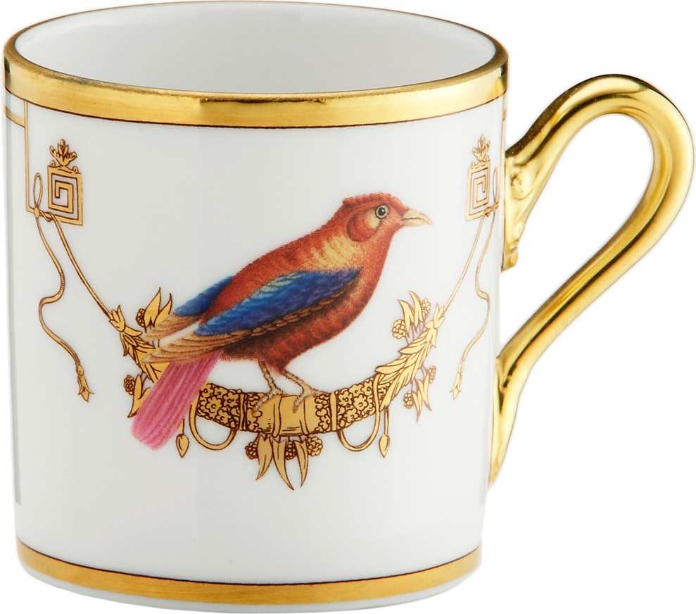 10647870 Richard Ginori Чашка кофейная 80 мл Volie're Tangara du Canada Фарфор 