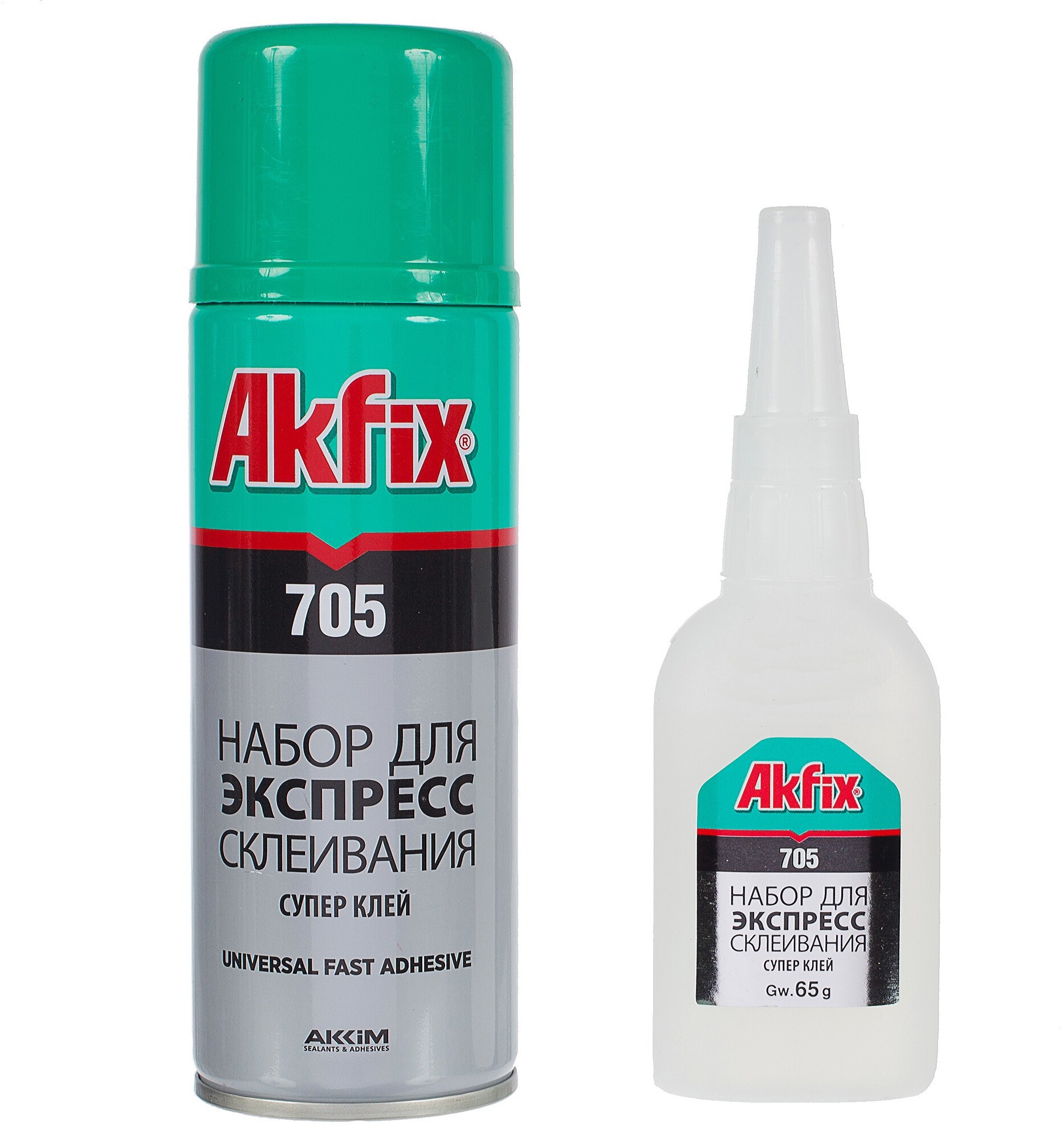 Akfix 705 — двухкомпонентный суперклей для прочного соединения 18554618