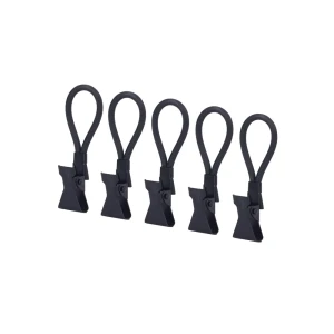 87822814 Набор крючков для полотенец Delinia цвет черный 5 шт STLM-1072931