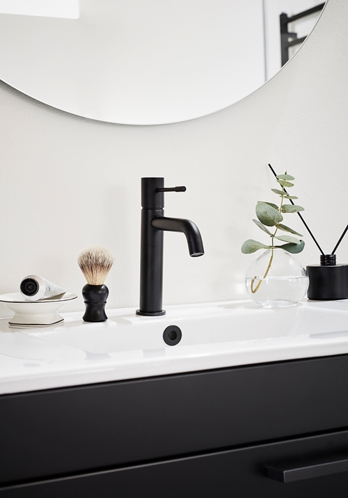 1381287 Смеситель Для Умывальника Fine Low Black Hafa  Черный  - Вид №2