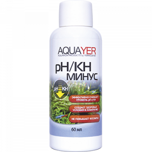 ПР0056036 Кондиционер для воды pH/KH минус 60мл AQUAYER
