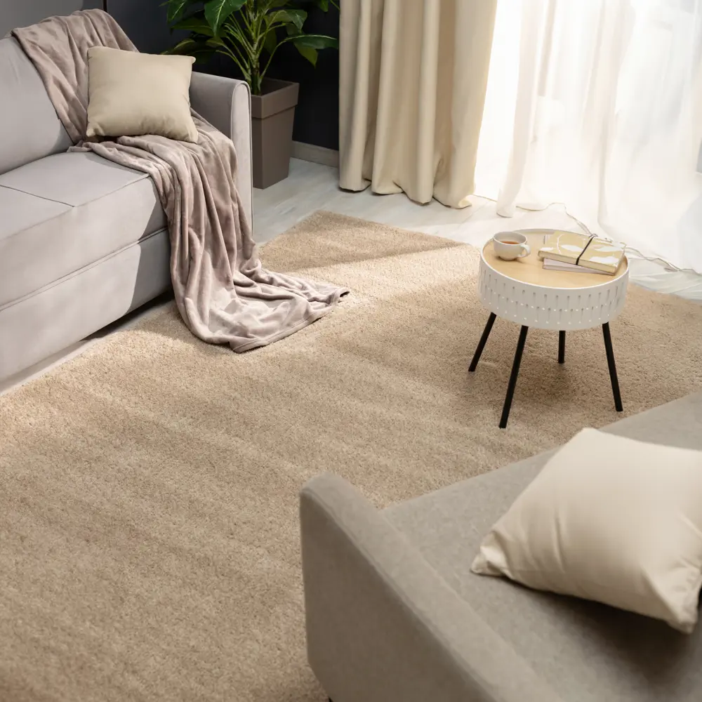 Ковер полиэстер Ribera 80x150 см цвет бежевый 82388089 STLM-2145238 Santreyd 