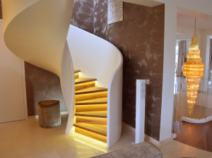 Самонесущая винтовая винтовая лестница