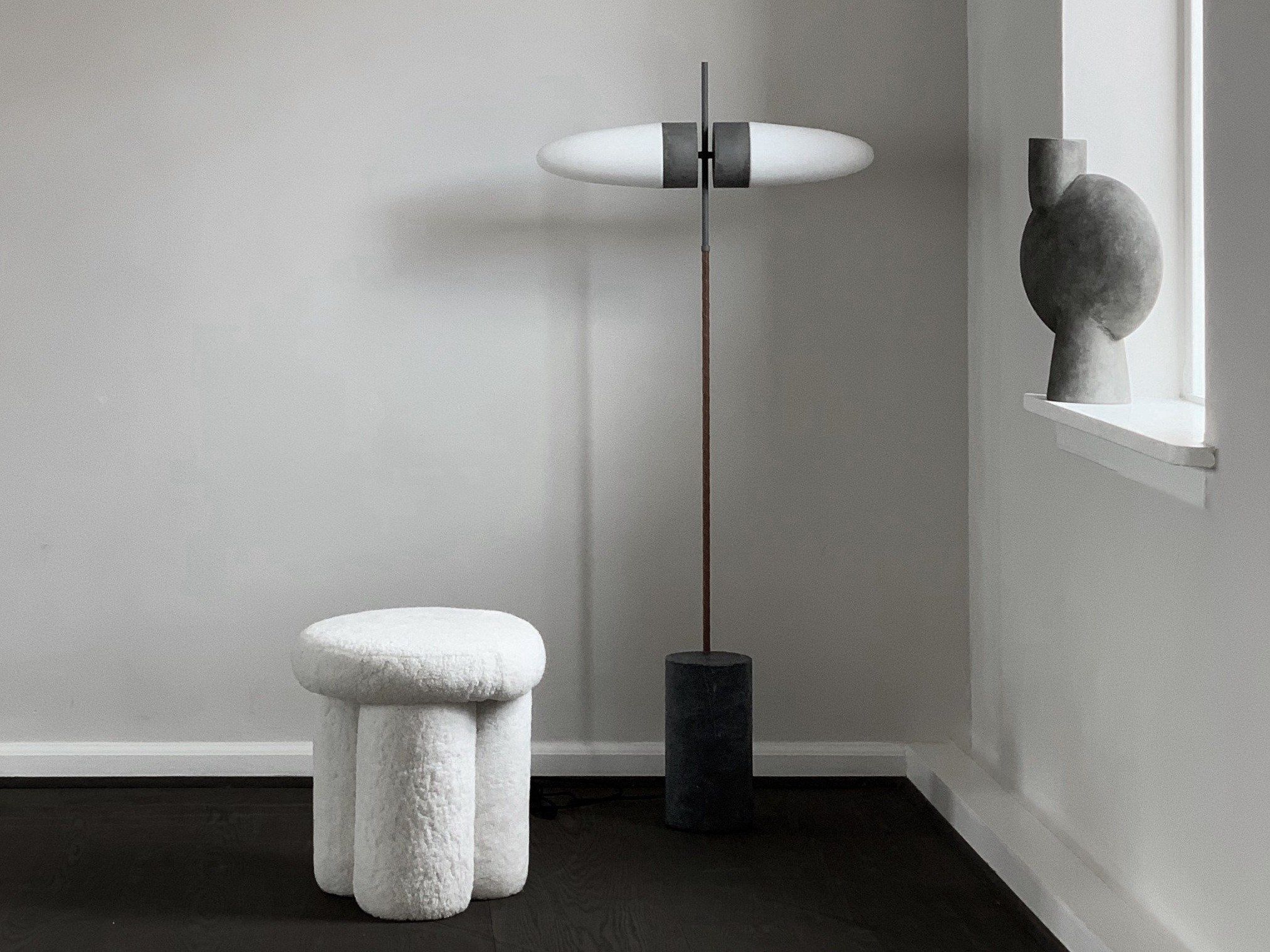 Торшер с мраморным основанием и стеклянным абажуром 101 Copenhagen Bull ARCH-00060357 - Вид №2