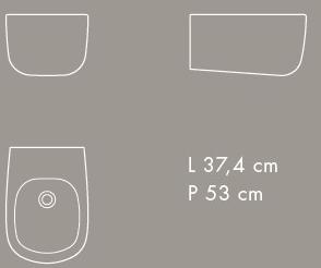 Биде подвесное Ovvio Nic sun-id-1399952 - Вид №3