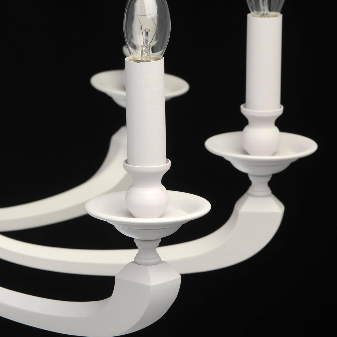 Подвесная люстра MW-Light Дэль Рей 6 700011708 MW-LIGHT ДИЗАЙНЕРСКИЕ, ДЭЛЬ РЕЙ 187447 Белый  - Вид №3