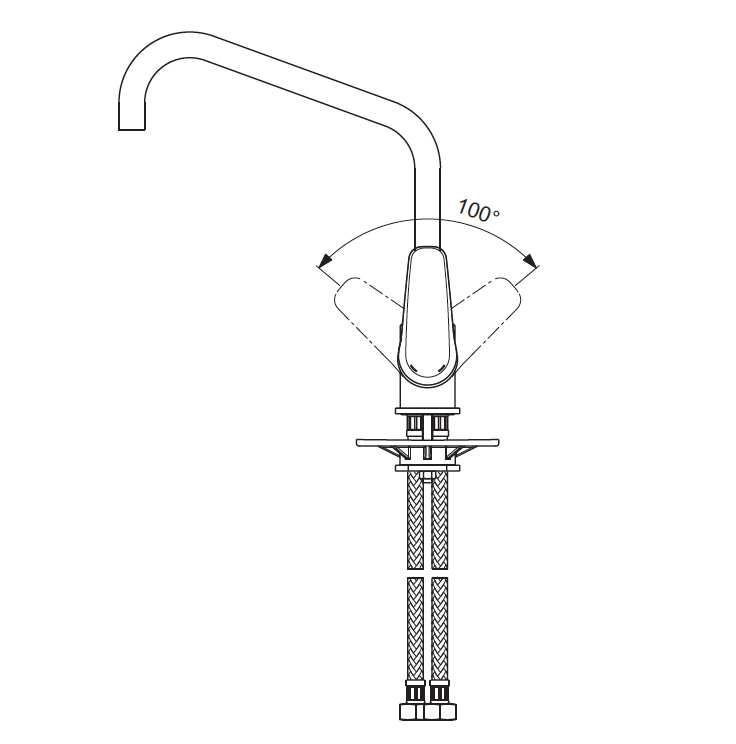 BA269AA Смеситель для кухни VIDIMA BALANCE - Вид №2