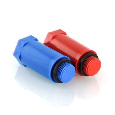 VTp.792.M.04 Комплект пробок полипропиленовых с резьбой длинных Valtec 1/2"  - Вид №1