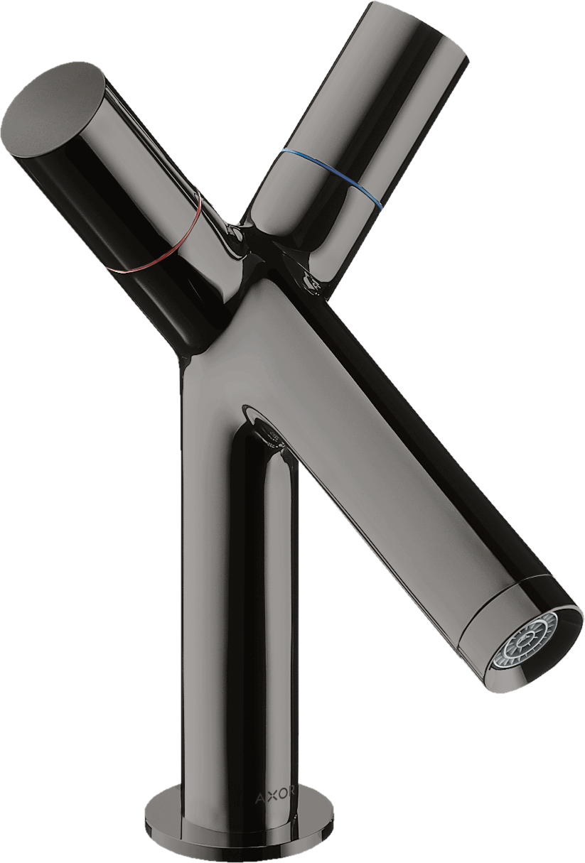 10030330 Смеситель для раковины 80, 2 ручки, со сливным гарнитуром AXOR STARCK