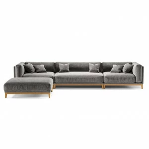 Диван Case угловой светло-серый THE IDEA ДИЗАЙНЕРСКИЕ 210550 Серый