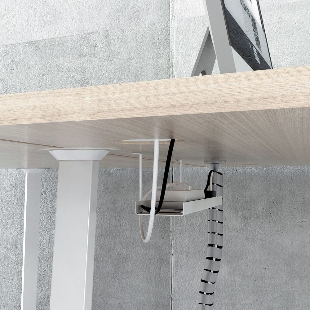 Угловой рабочий стол из меламиновой ткани MDD Ogi ARCH-00097558 - Вид №4