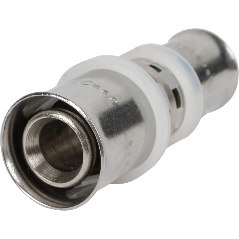 Муфта переходная Valtec 20x16 мм никелированная латунь VTM.203.N.002016 15474410 STLM-2008855  - Вид №2