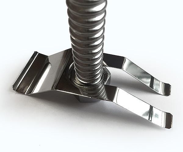 Зажим металлический под гофрированную трубу 13мм Flexible hose Россия ZM13 - Вид №1