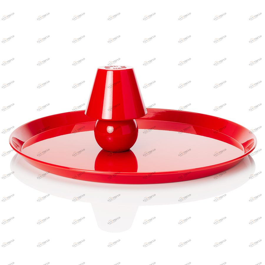 Поднос с лампой Snacklight, красный Fatboy 100564