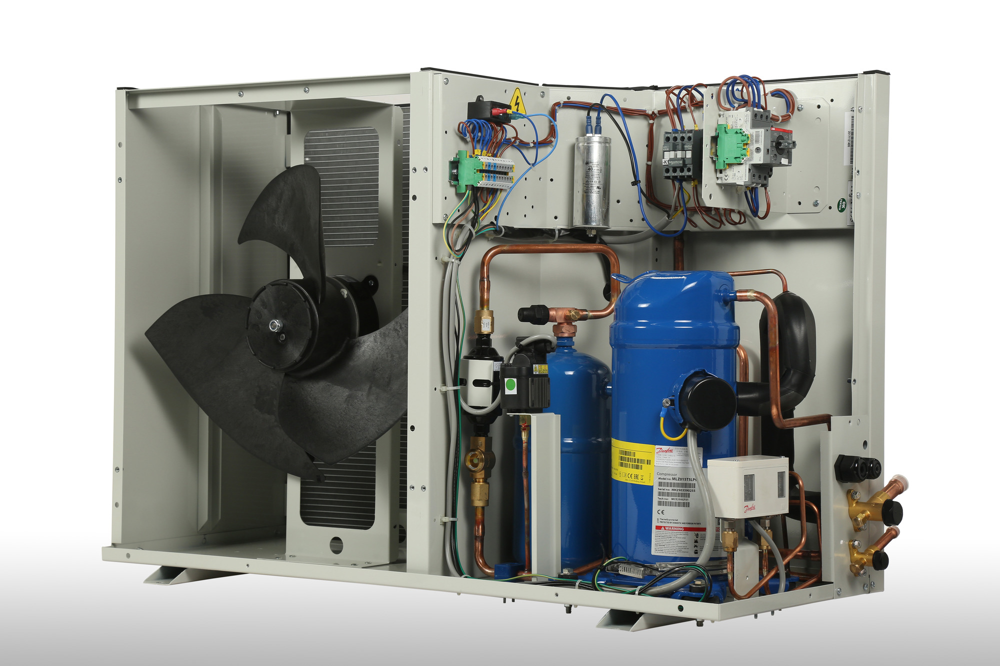 Danfoss OP-MSBM — компрессорно-конденсаторный агрегат OP-MSBM026AJW09G 114X7190  - Вид №11