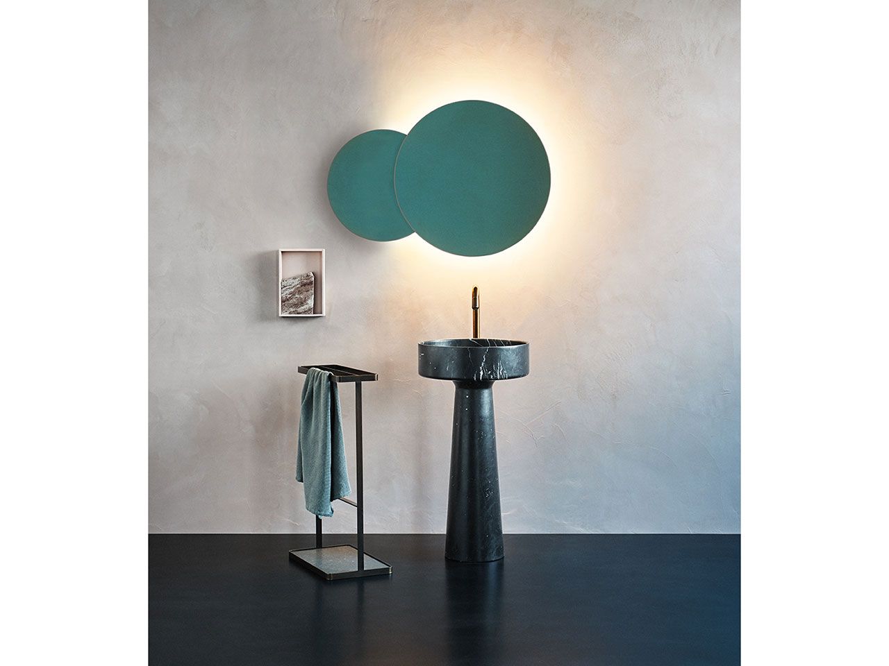 Мраморная круглая отдельно стоящая раковина Agape Bjhon 1 ARCH-00001538 - Вид №1