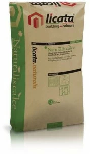 LICATA Долговечный белый строительный раствор на основе извести Licata.naturalis