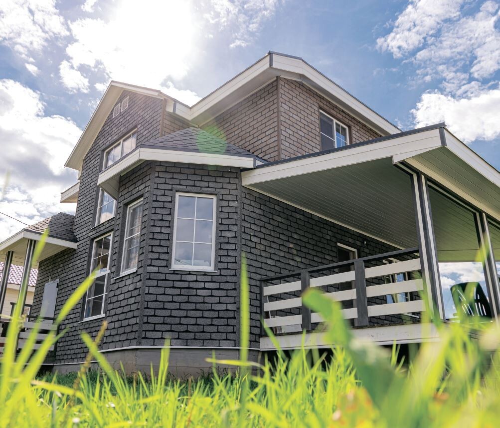 82586069 Фасадная плитка Hauberk 2.0 м² цвет сланец STLM-0030787 ТЕХНОНИКОЛЬ  - Вид №7