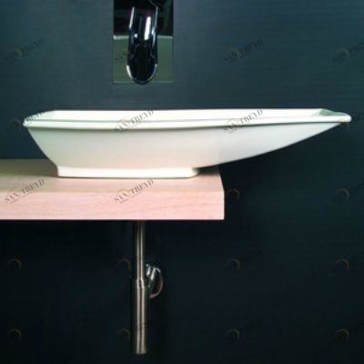 41814 Накладная раковина на столешницу  овальная Santreyd 