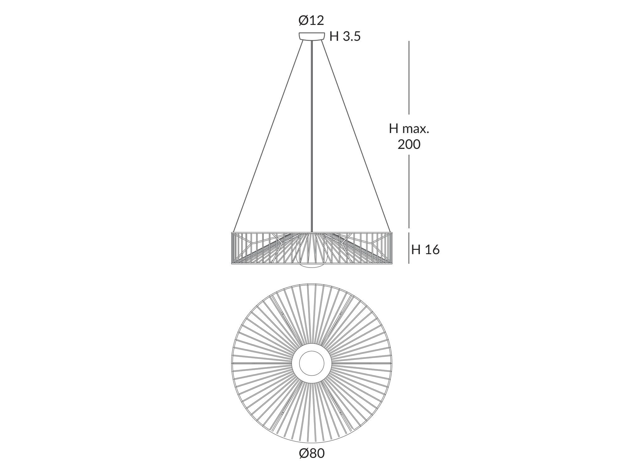 Открытый светодиодный подвесной светильник Olé Lighting Mariola ARCH-00108352 - Вид №2