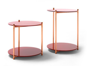 Круглый Хрустальный журнальный столик