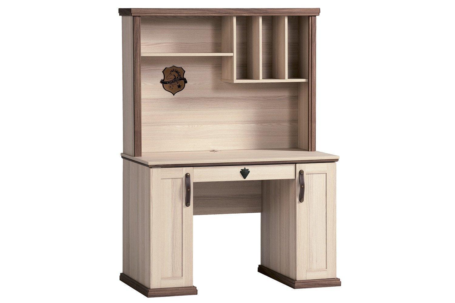 Письменный стол с ящиком и дверцами светлый орех 114 см ST Royal CILEK ROYAL 00-3832450 Бежевый Santreyd - Вид №6