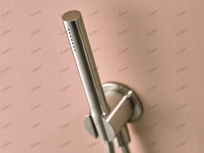 MINA Ручной душ из нержавеющей стали с подставкой Synth 0421 + 0700