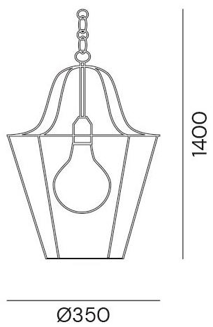 Il Fanale Подвесной светильник из латуни и стекла Rilegato 476.00.80/477.00.80 - Вид №2