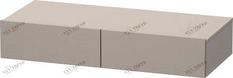 DS827001414 Полочка с ящиком DuraStyle #DS8270 1000 x 440 мм Терра, декор Duravit