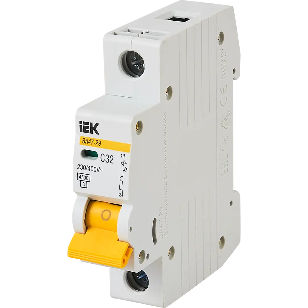 Автоматический выключатель IEK 1P 32А для надежной защиты электросети 11873798 STLM-0001564