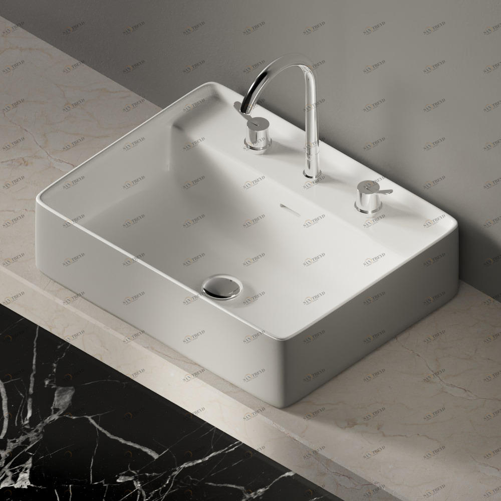 ACER0705M3RZL Накладная раковина на столешницу  прямоугольная Agape 