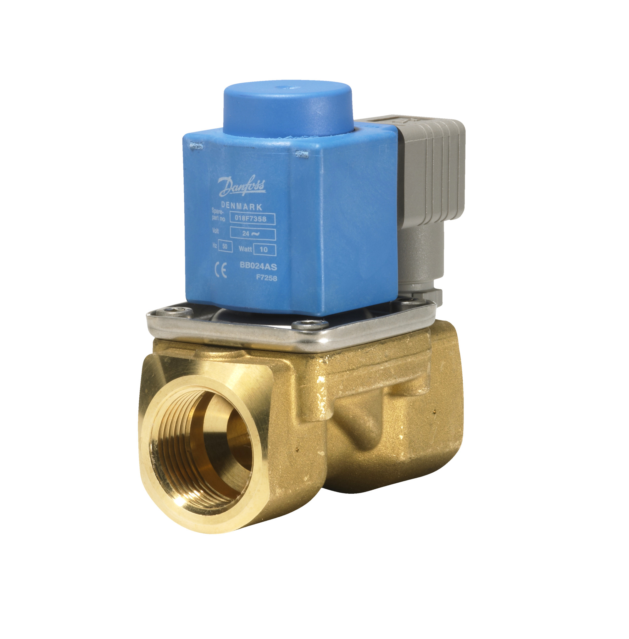 Danfoss EV220B — двухходовые электромагнитные клапаны для общей промышленности Эл.магнитный клапан ДУ40 с катушкой 220В 032U458531  - Вид №54