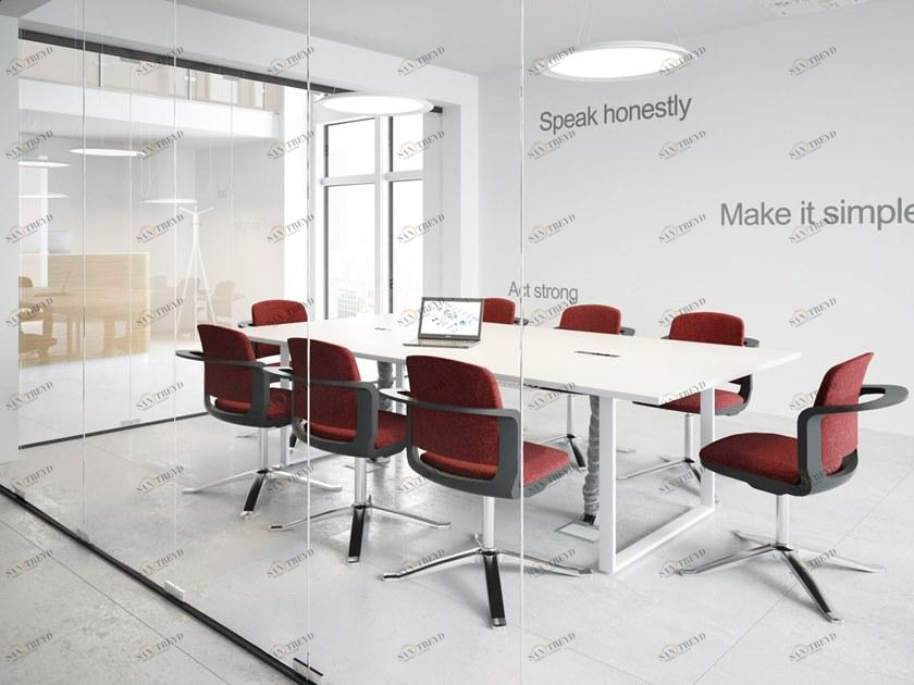 FURNIKO Прямоугольный стол для совещаний с системой управления кабелями sun-id-1425490