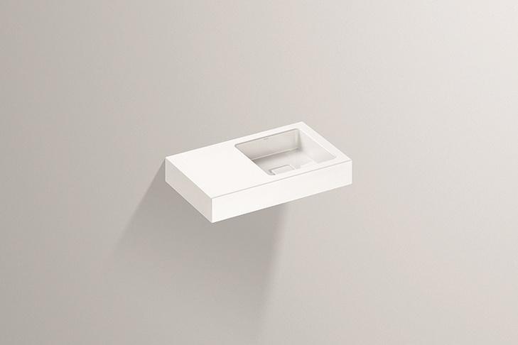 4274000000 Умывальник, wt.qs525.r, белая, proshield Alape серия Q 