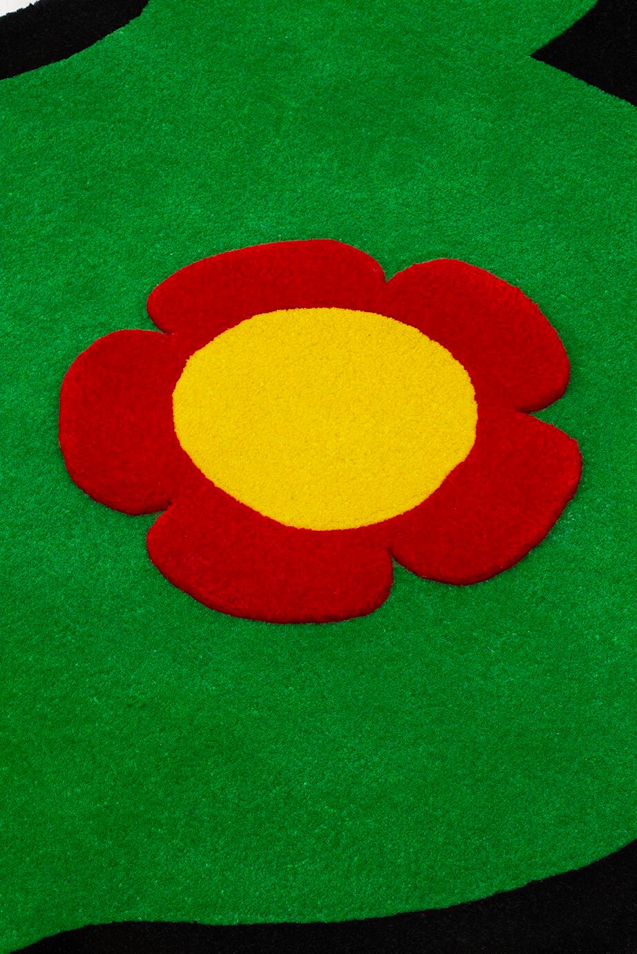 Шерстяной ковер ручной работы Poltronova бабочка, луг и небо ARCH-00150215 - Вид №3