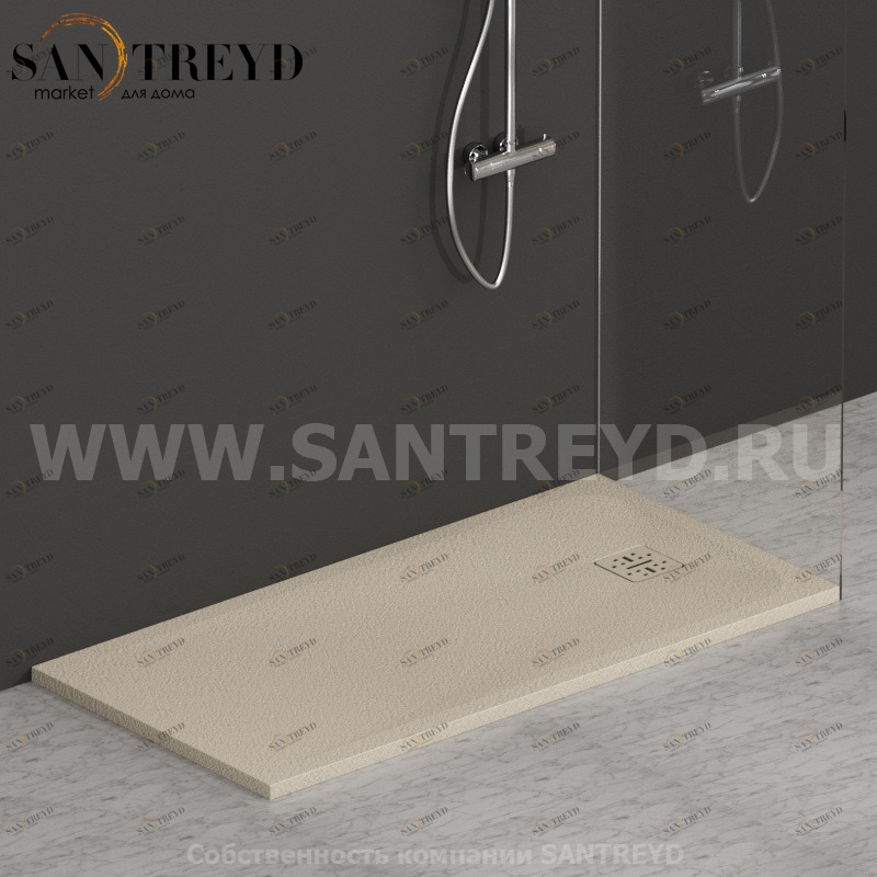 DP14070503 Душевой поддон 140х70 см цвет Жемчужина Globo DOCCIAPIETRA Италия Ceramica Globo