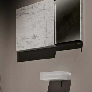 Toscoquattro Зеркало RIFLESSO DI PIETRA раздвижное с мраморным покрытием Specchiere