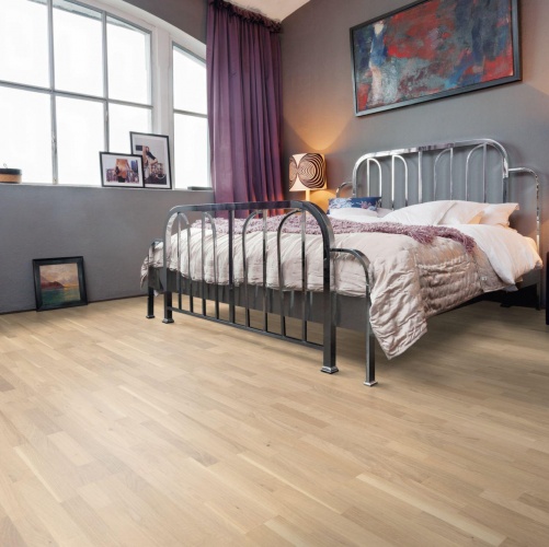 Паркетная доска Haro 4000 Series Top connect выбеленный Дуб Натур с брашью (Текстурированная) 2200х180 мм 531987 - Вид №5