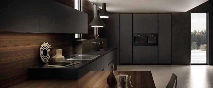 Aster Cucine Линейная лакированная кухня Contempora sun-id-1417650 - Вид №1