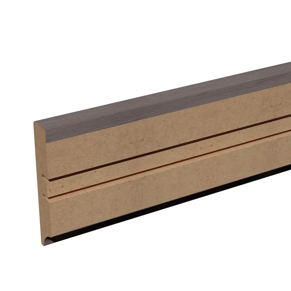 Плинтус напольный КП-202-80 МДФ 16 мм 2.05 м цвет дуб Неаполь КРОНОПРОФИЛЬ STLM-2161415 - Вид №1