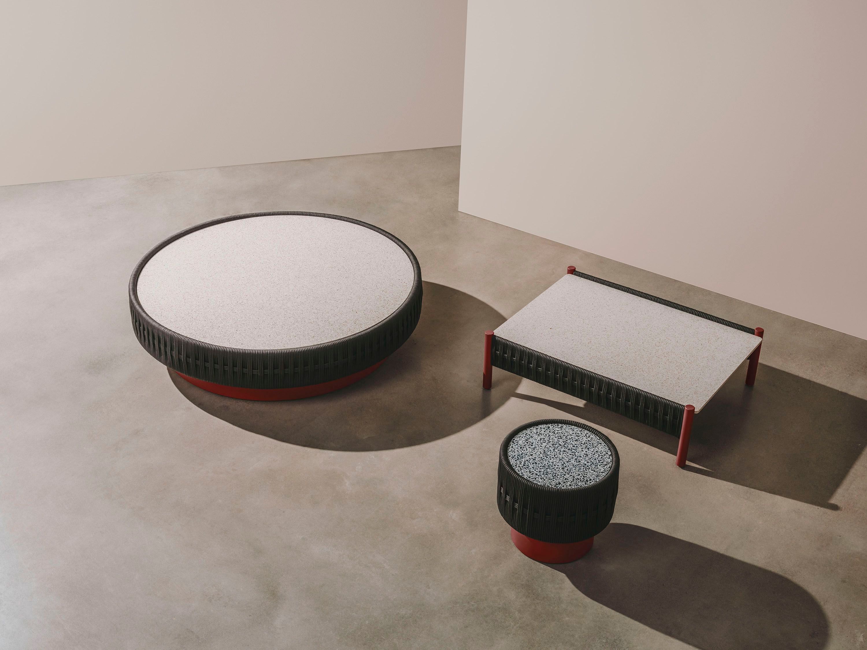 Круглый садовый столик из полипропиленовой веревки Andreu World Brezal ARCH-00127411 - Вид №2