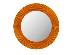 Круглое зеркало из ПММА со встроенным настенным освещением