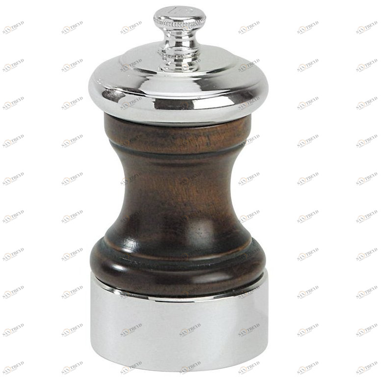 Мельница для перца серебристо-коричневая 10 см, в подарочной коробке Palace PEUGEOT ДИЗАЙНЕРСКИЕ 00-3952133 Коричневый 
