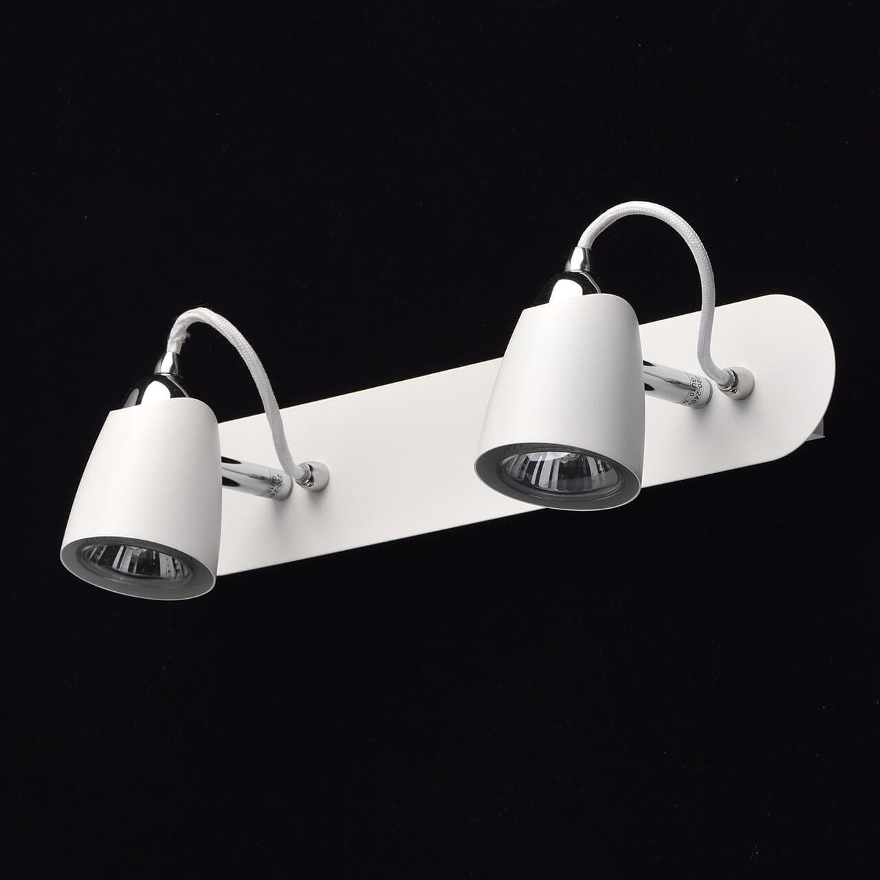 Спот настенный белый на 2 лампы De Markt "Астор 5" 545021402 DE MARKT АСТОР 00-3926275 Белый - Вид №2