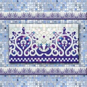 БОРДЮР ИЗ СТЕКЛЯННОЙ МОЗАИКИ BC350 ALMA БОРДЮРЫ ХУДОЖЕСТВЕННЫЕ