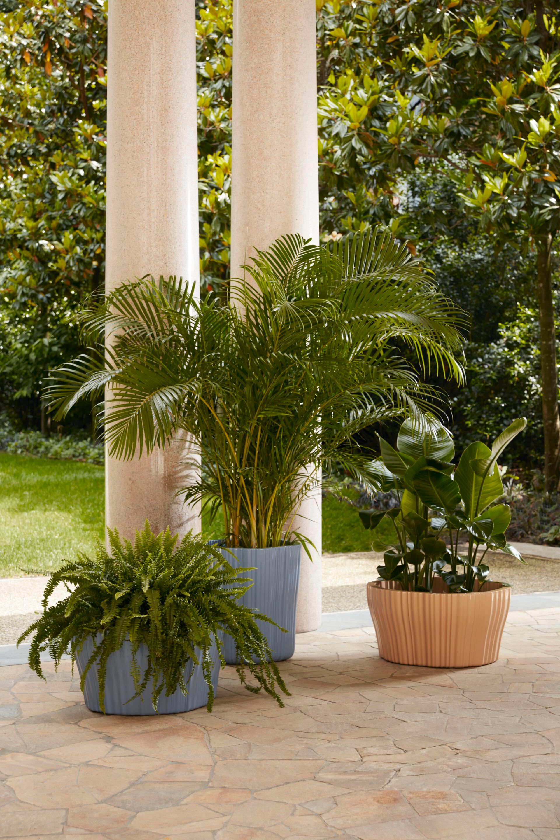 Рециркулированный материал круглый низкий горшок держатель Kartell CORTEZA ARCH-00050011 - Вид №3