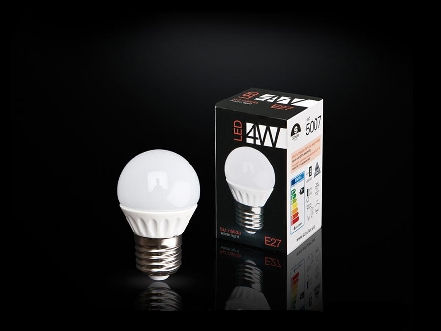 109107 Лампа-мини LED GLOBE 3000K 4W E27 Schuller 