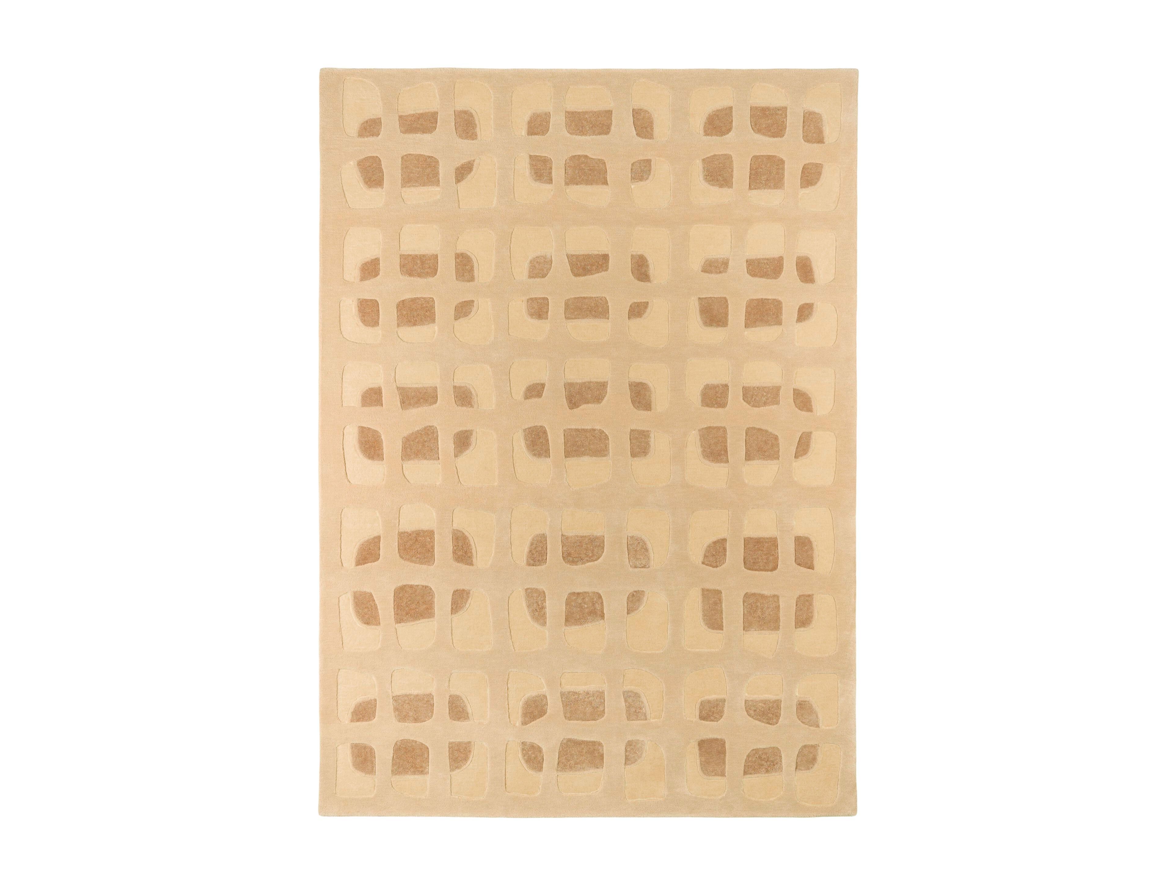 Прямоугольный ковер из бамбукового шелка и шерсти REDA AMALOU DESIGN ARCH-00008398